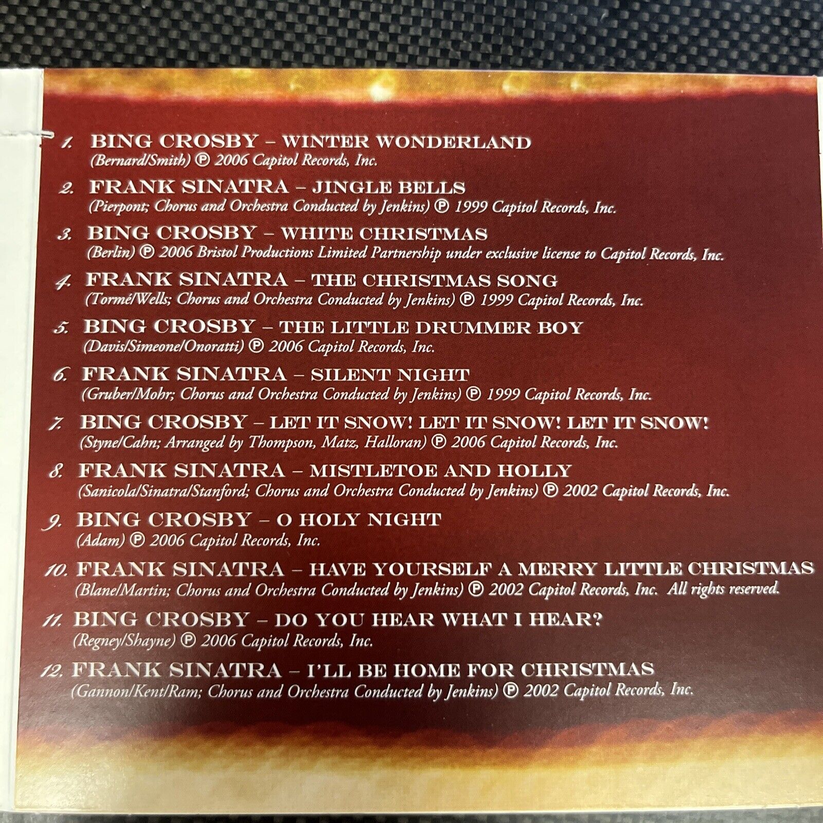 Seasons Greetings from Frank Sinatra & Bing Crosby Christmas CD