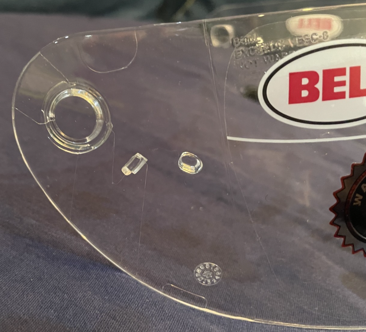 Bell Click Release Shield Clear - Revolver, RS-1 - Size XS
