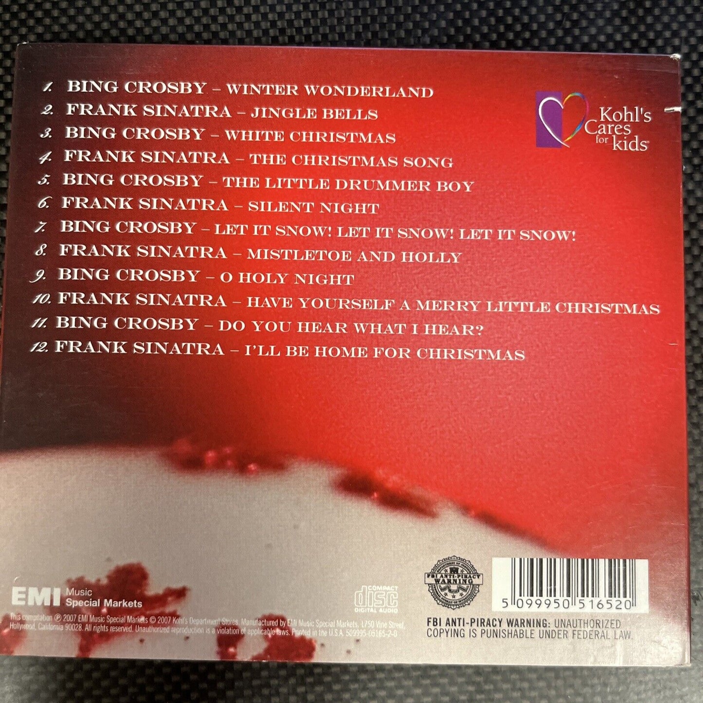 Seasons Greetings from Frank Sinatra & Bing Crosby Christmas CD