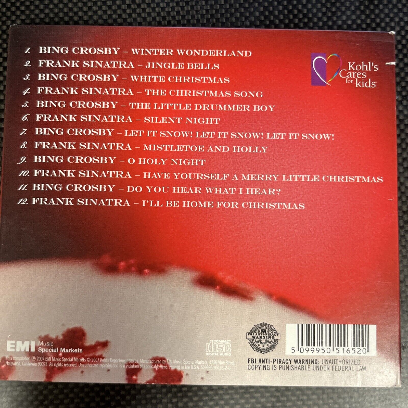 Seasons Greetings from Frank Sinatra & Bing Crosby Christmas CD