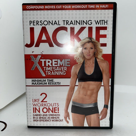 Personal Training with Jackie: Xtreme Timesaver Training (DVD, 2010)