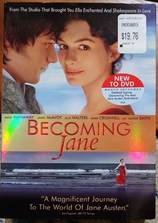 Becoming Jane (DVD, 2008) New Sealed