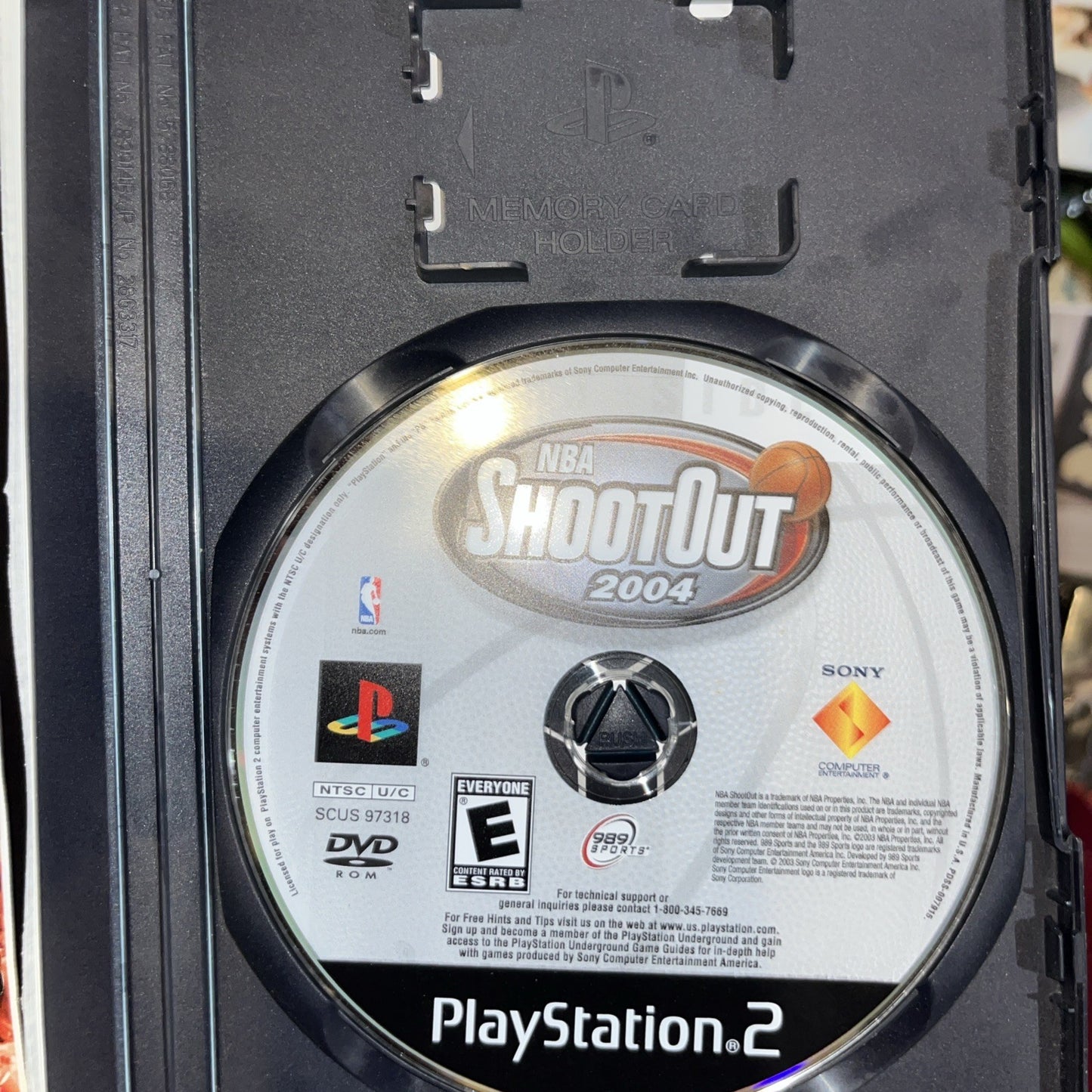 Nba Shootout 2004 (PS2)  Original Case + Manual + Tested Disc