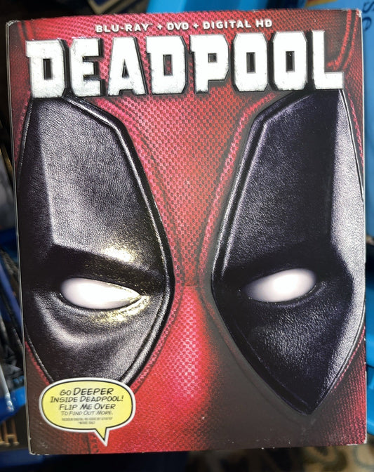 Deadpool (Blu-ray, 2016) New. No Digital Download