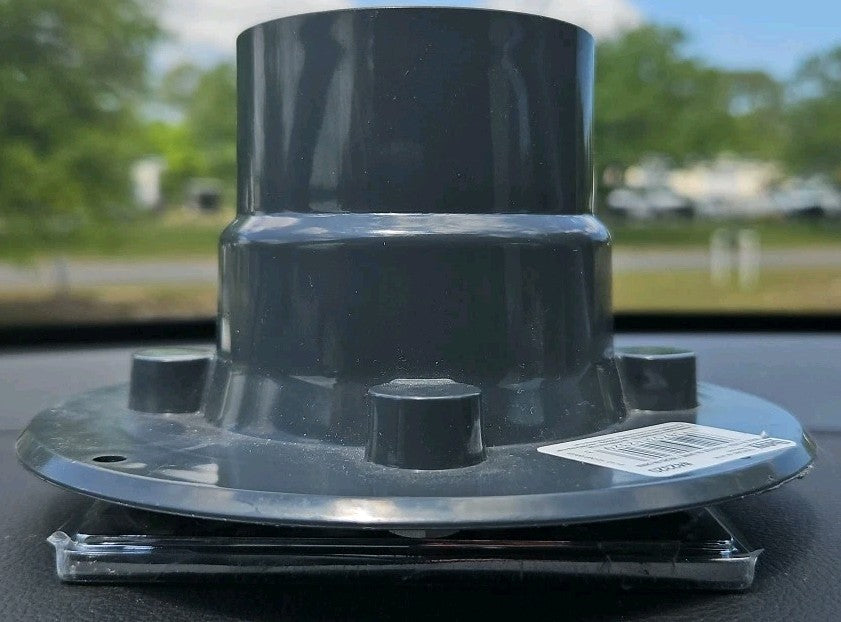 Oatey 2" ABS Shower Drain with Square Stainless Strainer #423204