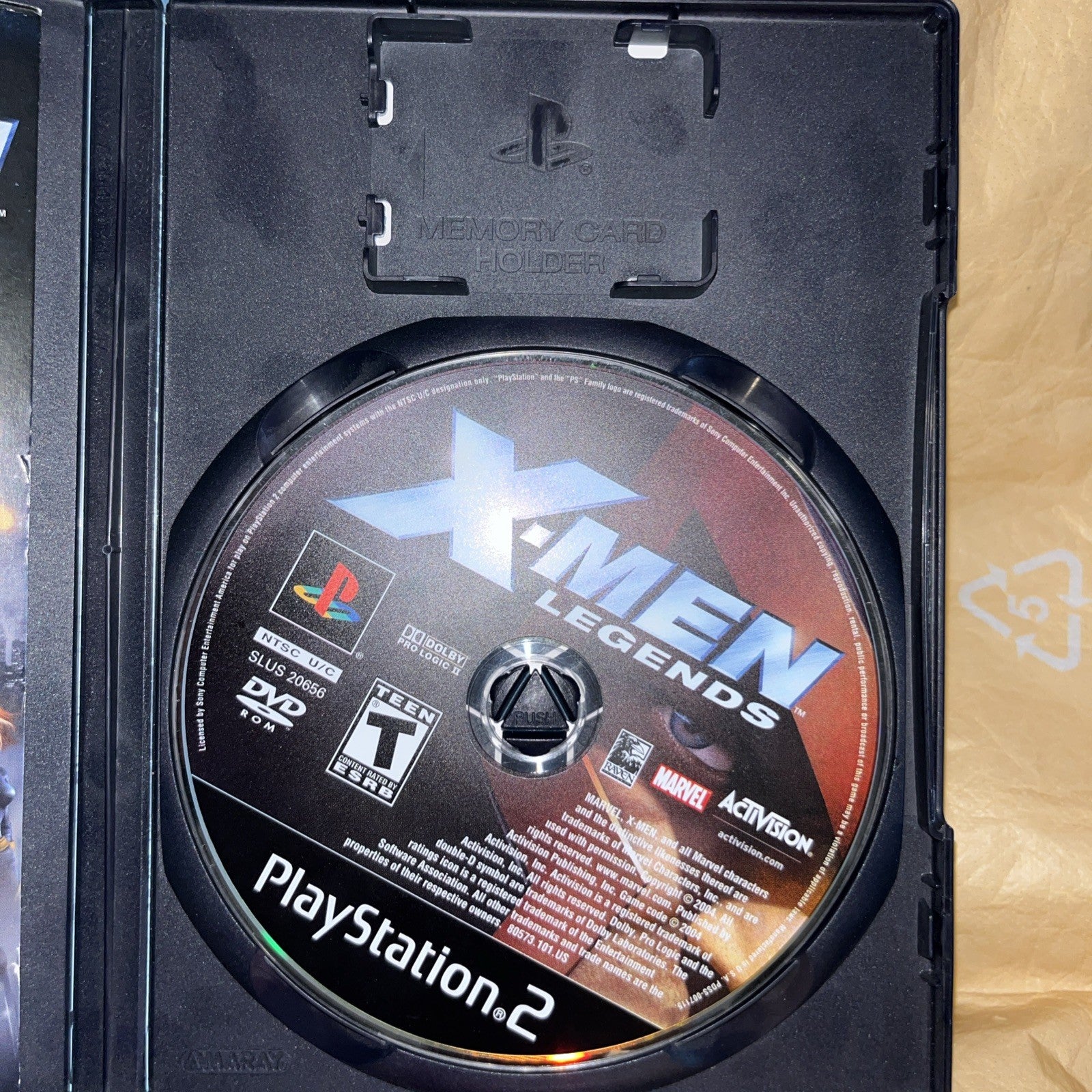 X-Men Legends (Sony PlayStation 2, 2004) Tested. Manual. New Case