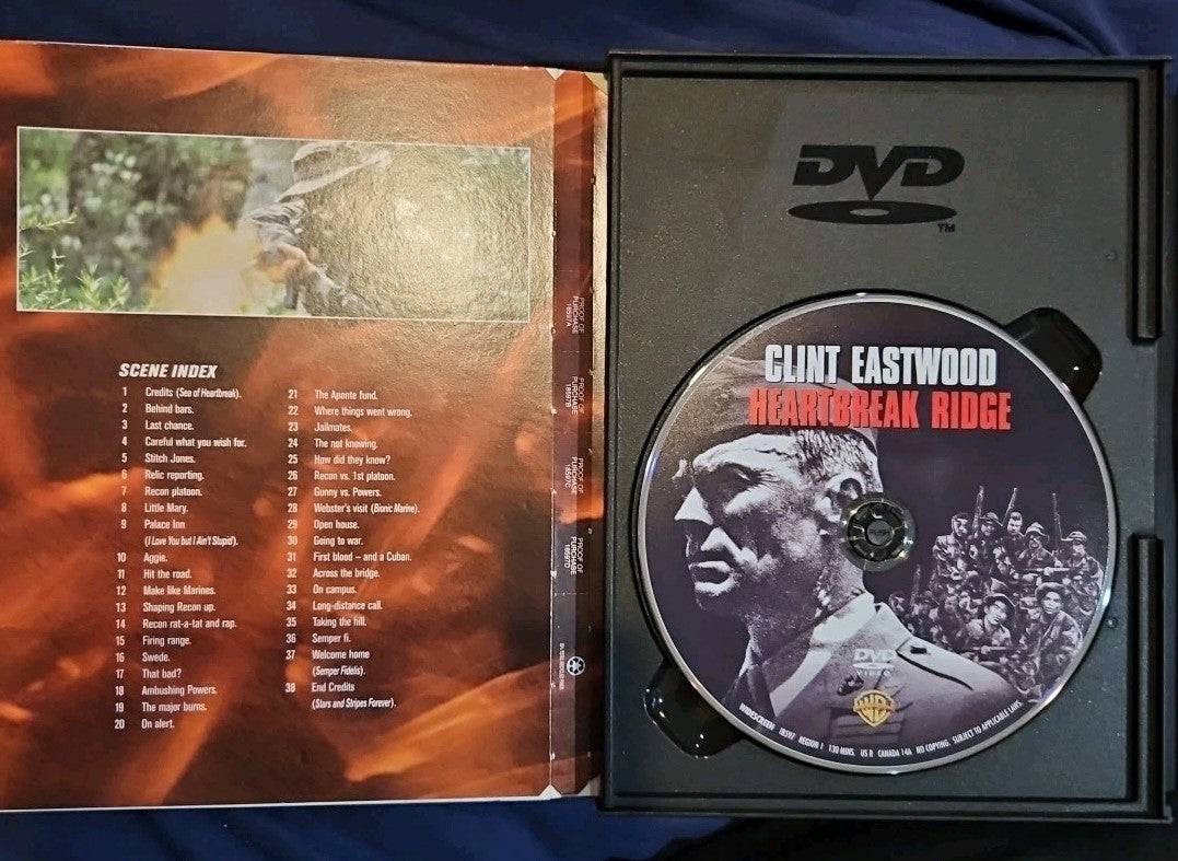 Heartbreak Ridge (DVD, 1986)