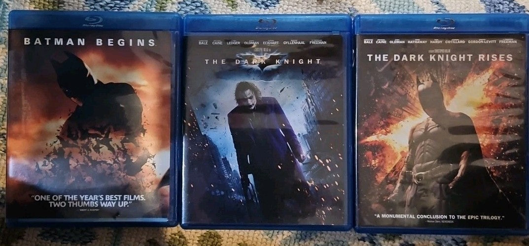 Batman Trilogy (Bluray) Batman Begins, The Dark Night, The Dark Knight Rises