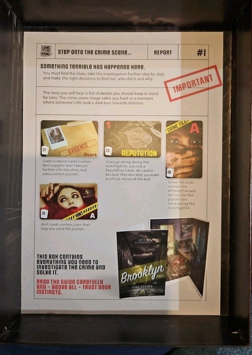 Crime Scene Game - Brooklyn 2002