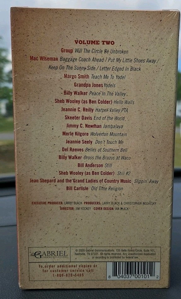 Country's Family Reunion Volume 1 & 2 (VHS) New Sealed