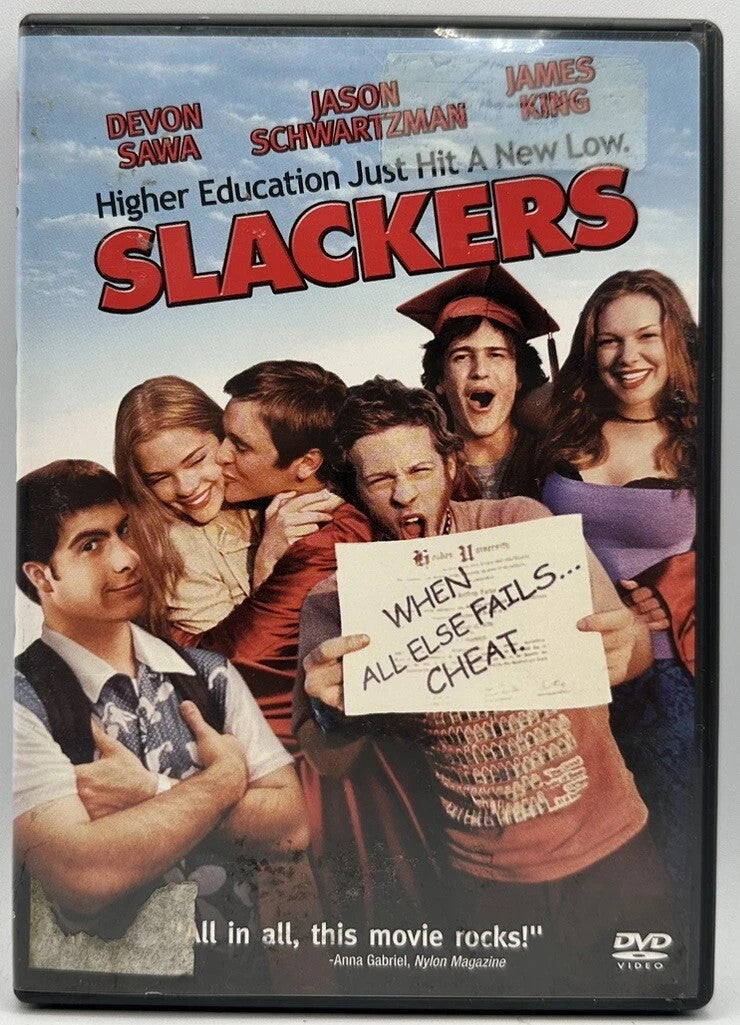 Slackers (DVD) Widescreen /Full Screen  James King Devon Sawa NEW