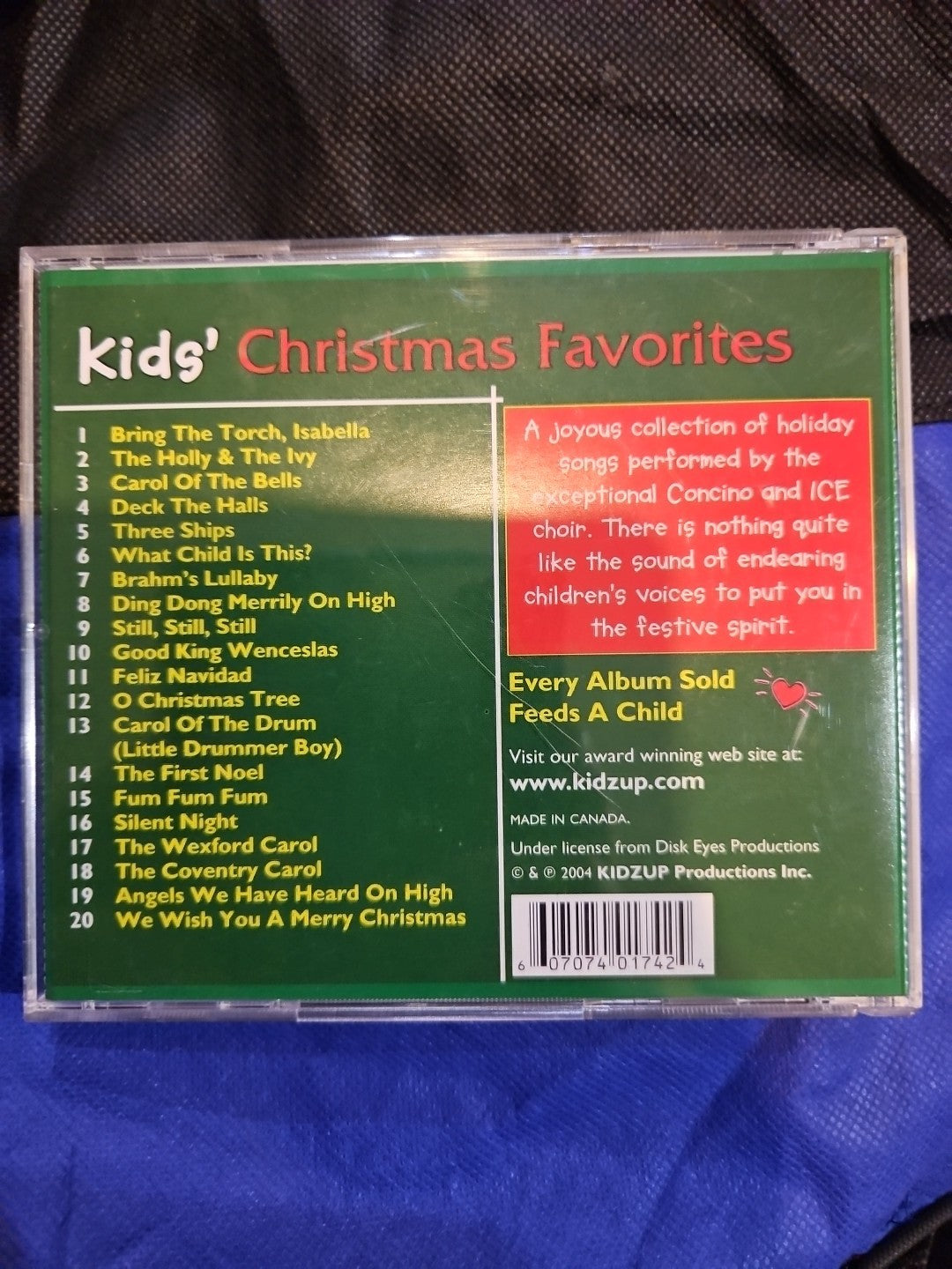Kids' Christmas Favorites [Kidzup] by Kidzup (CD, Sep-2004, Kidzup Productions)
