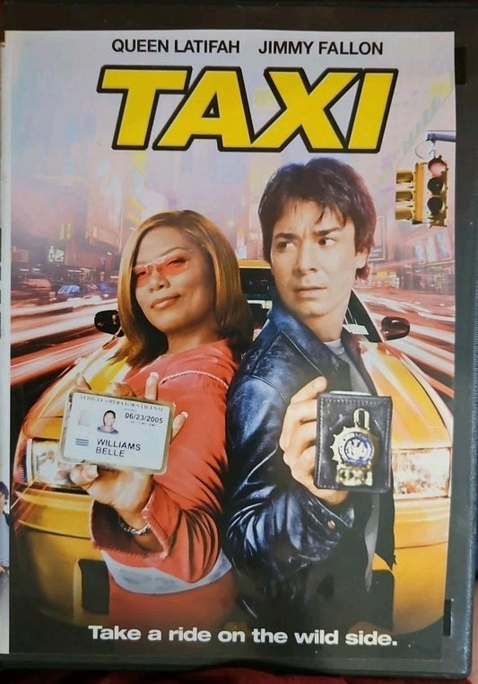 Taxi (DVD, 2004) Slim Case. Cropped Artwork. Tested