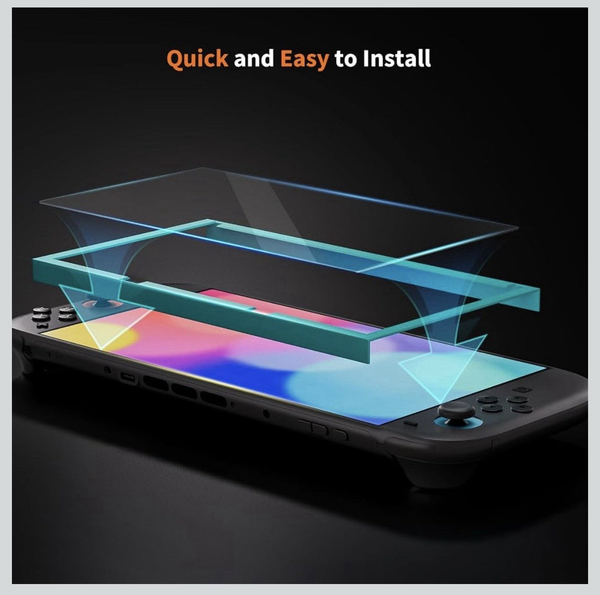 Screen Protector - Nintendo Switch 2 Ultra HD Tempered Glass Alignment Frame 2Pk