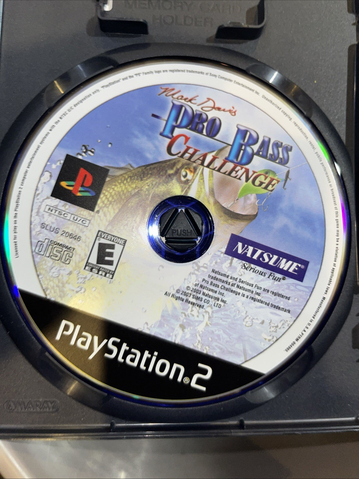 Mark Davis Pro Bass Challenge (Sony PlayStation 2, 2003) Tested. No Manual.