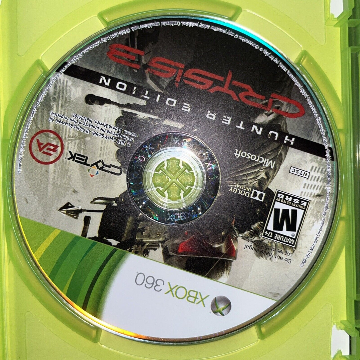 Crysis 3 Hunter Edition Xbox 360 Game Complete CIB