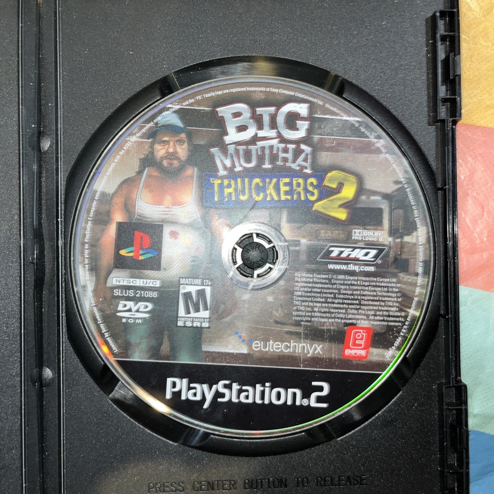 Big Mutha Truckers 2 (PS2) Tested. No Manual. No Scratches. See Pics