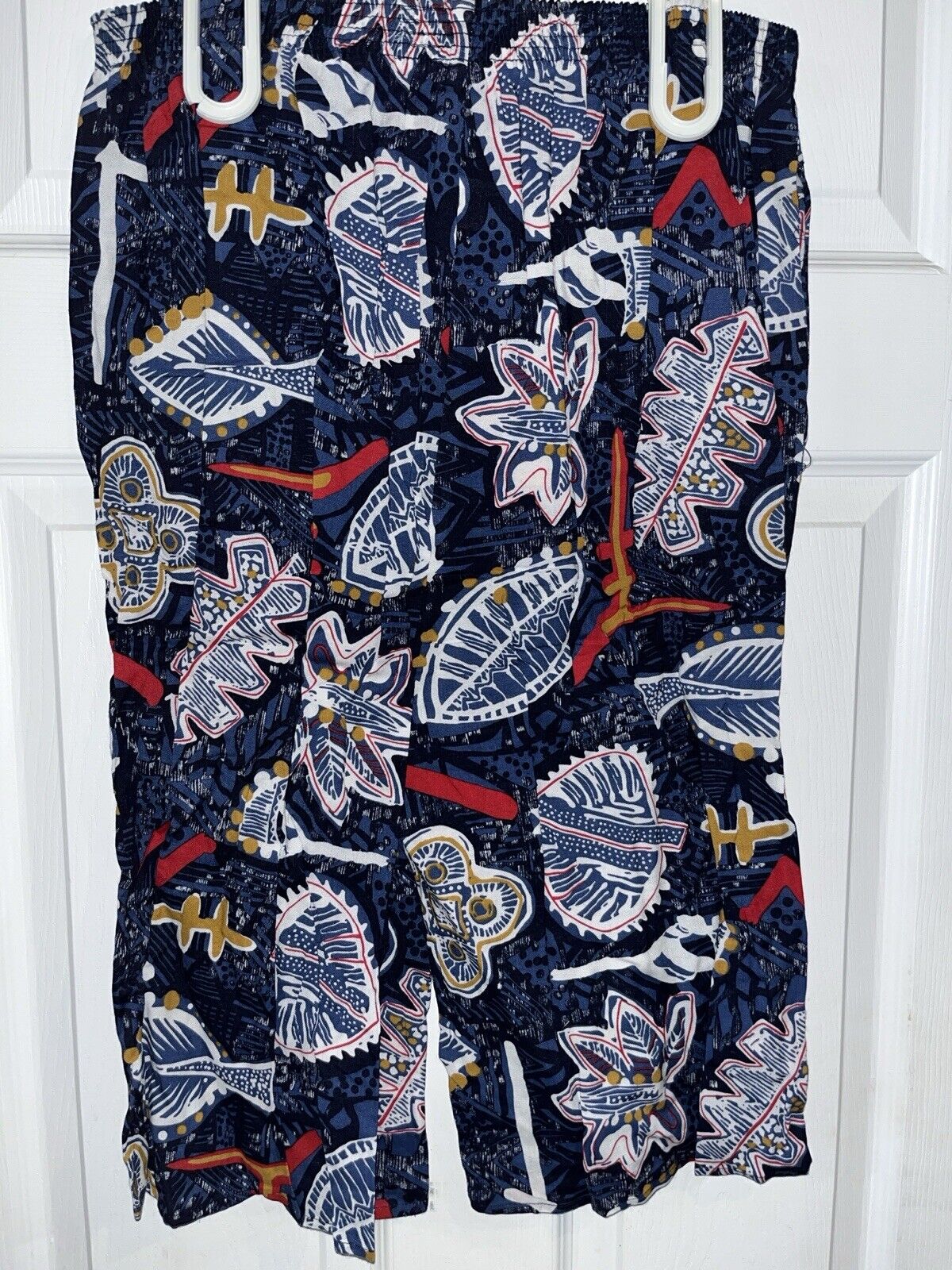 Angderson Size Large Short Sleeve Shirt And Bermuda Shorts Set 100% Rayon