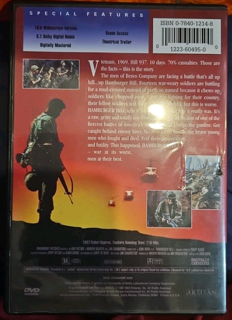 Hamburger Hill (DVD, 1999)