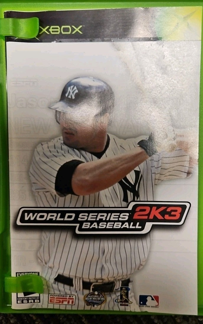 World Series Baseball 2K3  (Xbox) Tested. No Scratches. New Case