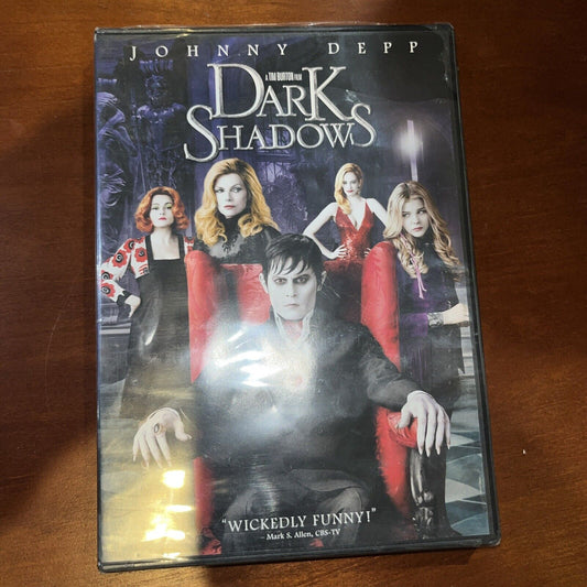 2012 Dark Shadows DVD Factory Sealed NEW Johnny Depp Tim Burton
