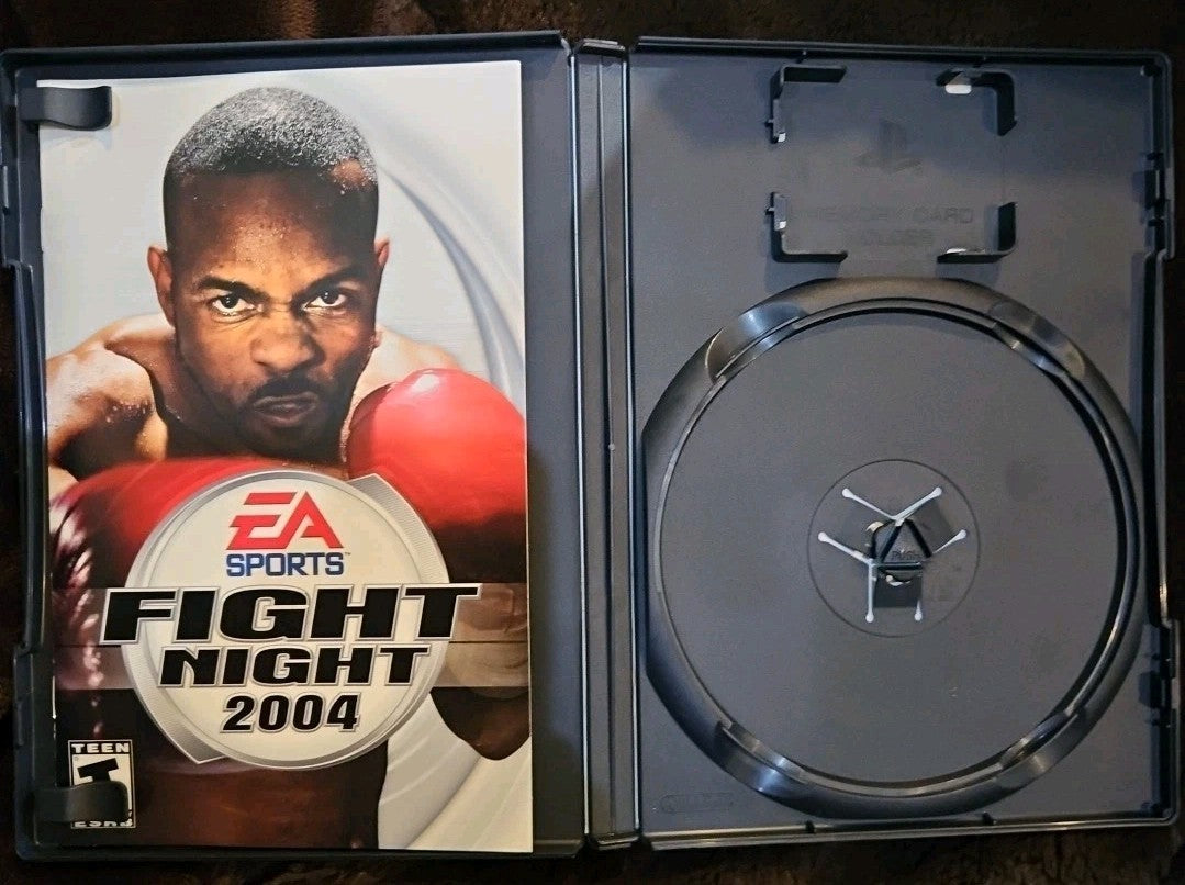 Fight Night 2004 (Sony PlayStation 2, 2004) No Game. Case. Artwork. Manual ONLY!