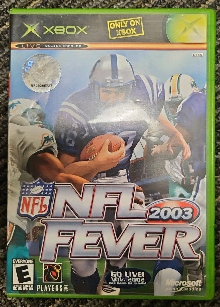 NFL Fever 2003 - Microsoft Xbox. Tested. No Scratches. New Case