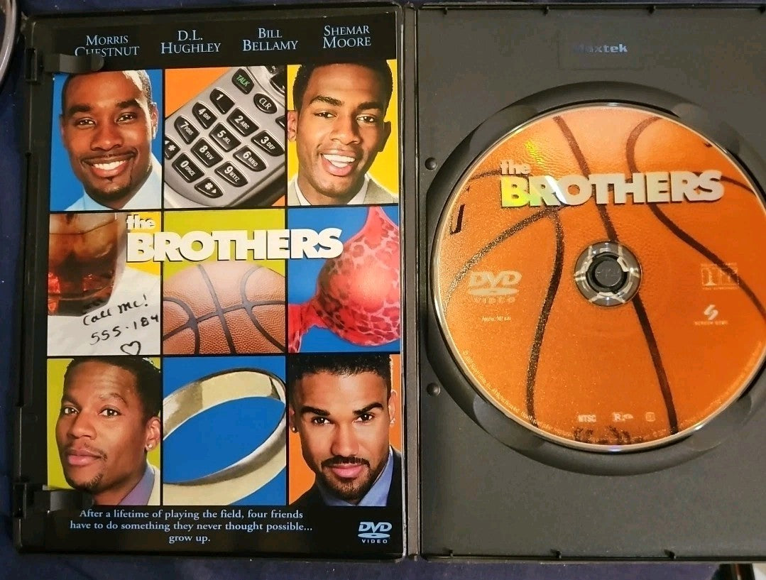 The Brothers (DVD, 2001) Slimcase. Cropped Sleeve.