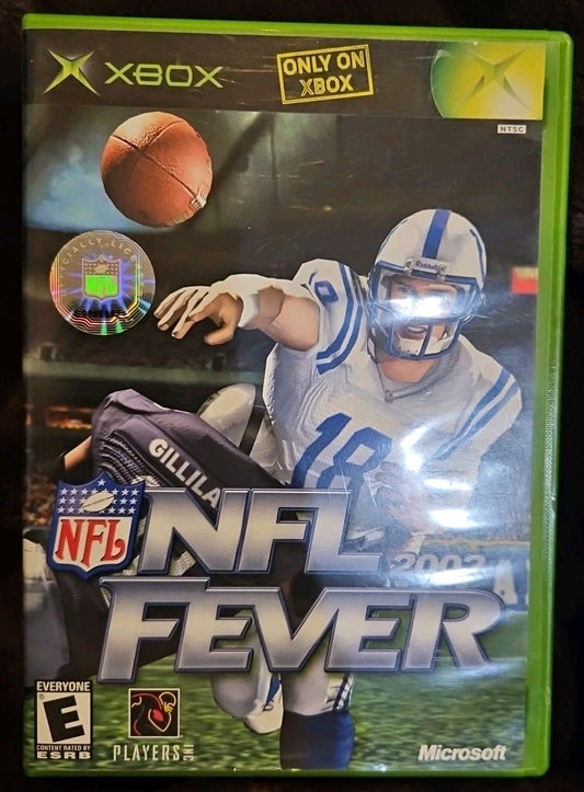NFL Fever 2002 - Microsoft Xbox. Tested. No Scratches. New Case.