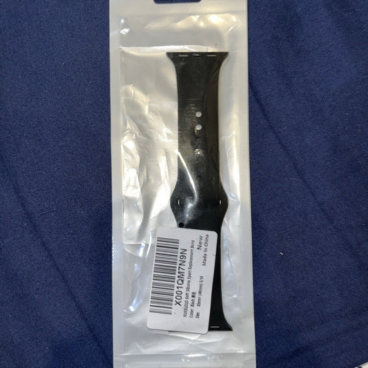 New Black Apple Watch Sport Band S/M for 38/40/41mm Series 4,5,6,7,8,9 SE