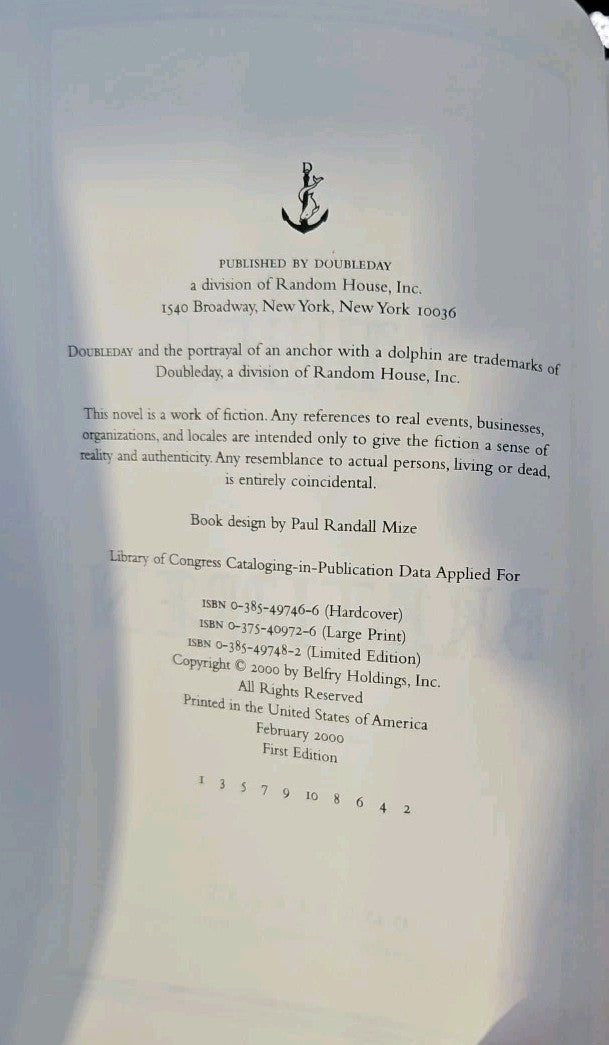 Brethren by John Grisham (2000, Hardcover) Tear the jacket otherwise excellent c