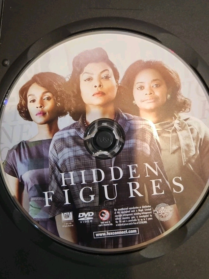 Hidden Figures (DVD, 2016) Disc Only. Tested