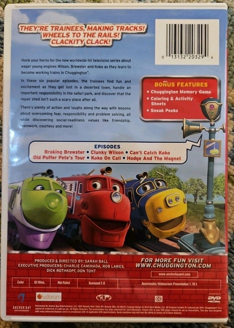 Chuggington: Let’S Ride the Rail (DVD, 2011) New Sealed