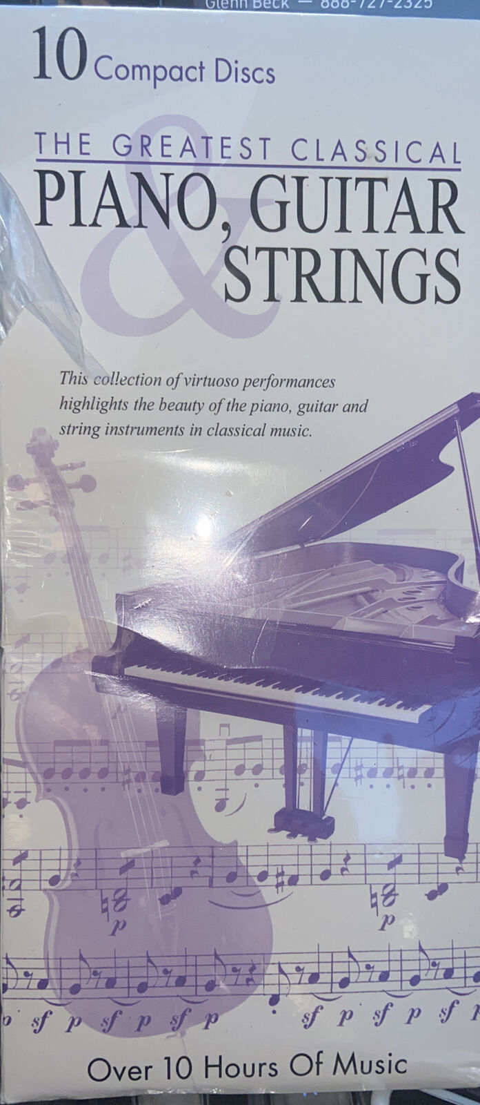 Greatest Classical Music Piano, Guitar, Strings CD Set of 10 SEALED