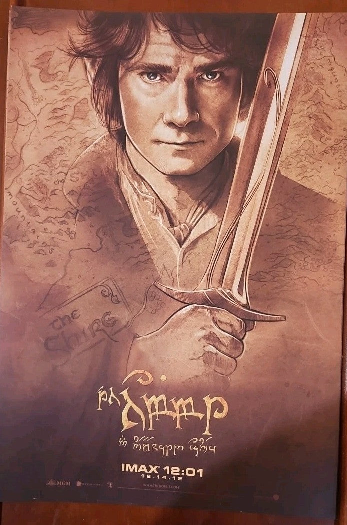 The Hobbit Movie Posters - Set of 4 - Original IMAX 2012 Limited Edition
