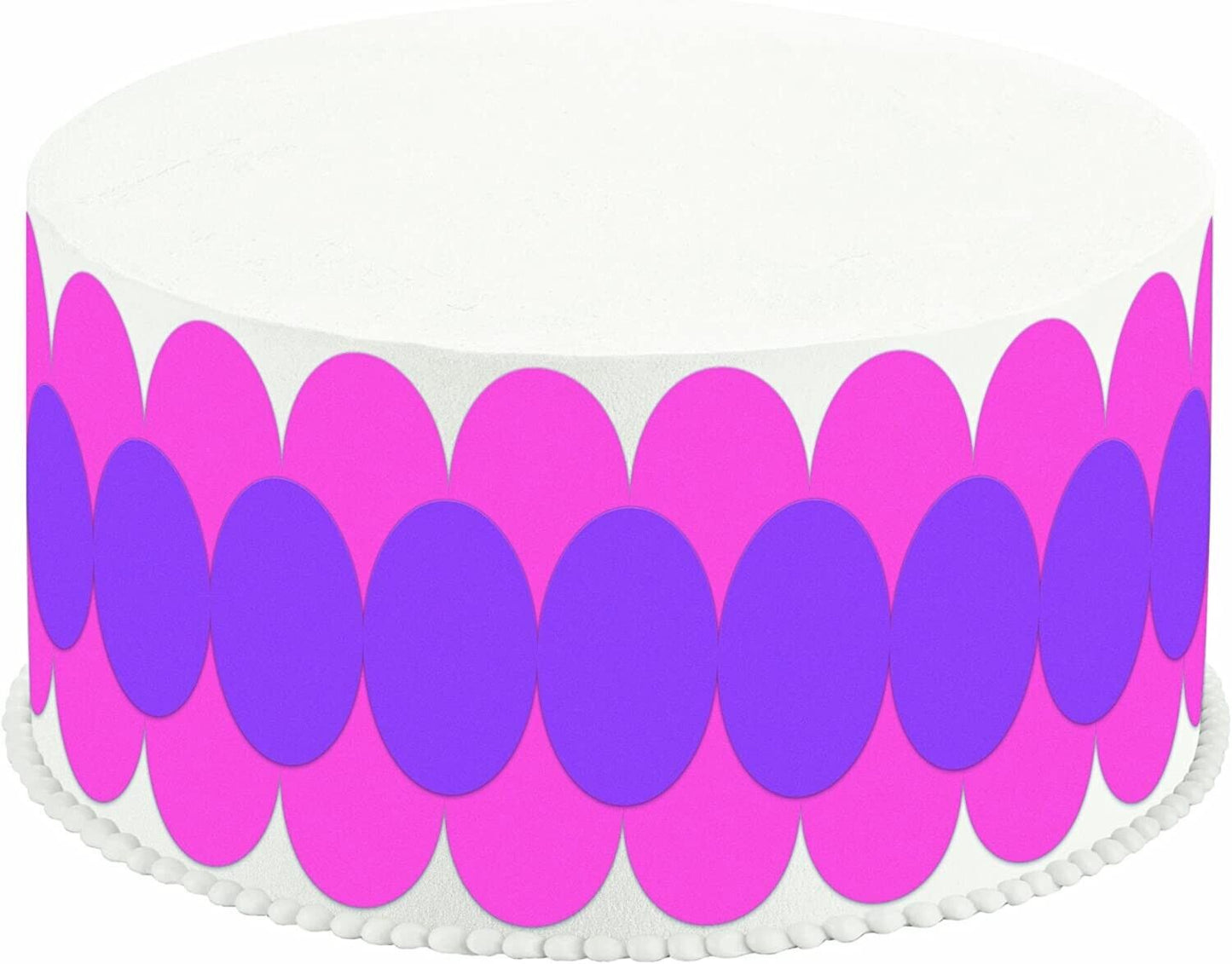 Wilton Border Cutting Insert Square Caption Sugar Sheets Cake Decorating Baking