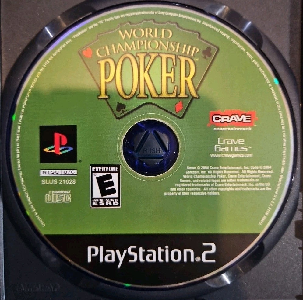 World Championship Poker (PS2) Mint. Tested. No Manual