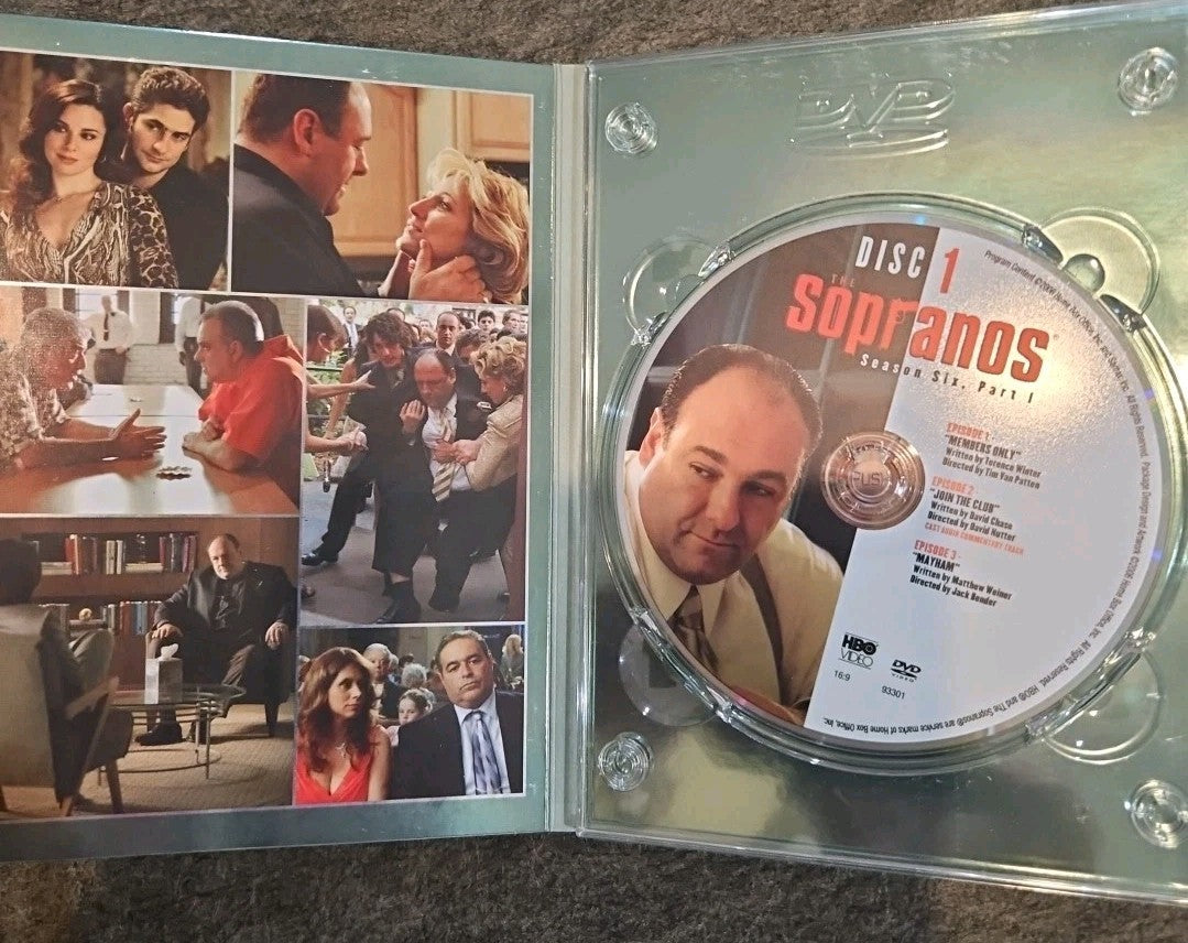 The Sopranos - Season 6, Part 1 (DVD, 2006, 4-Disc Set)