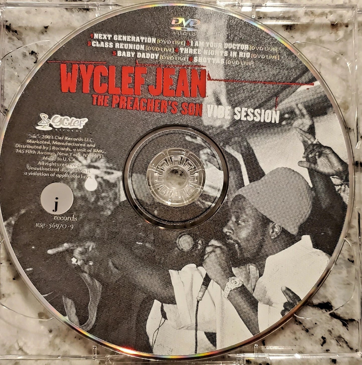 The Preacher's Son [Vibe Session] by Wyclef Jean (CD) Disk Only