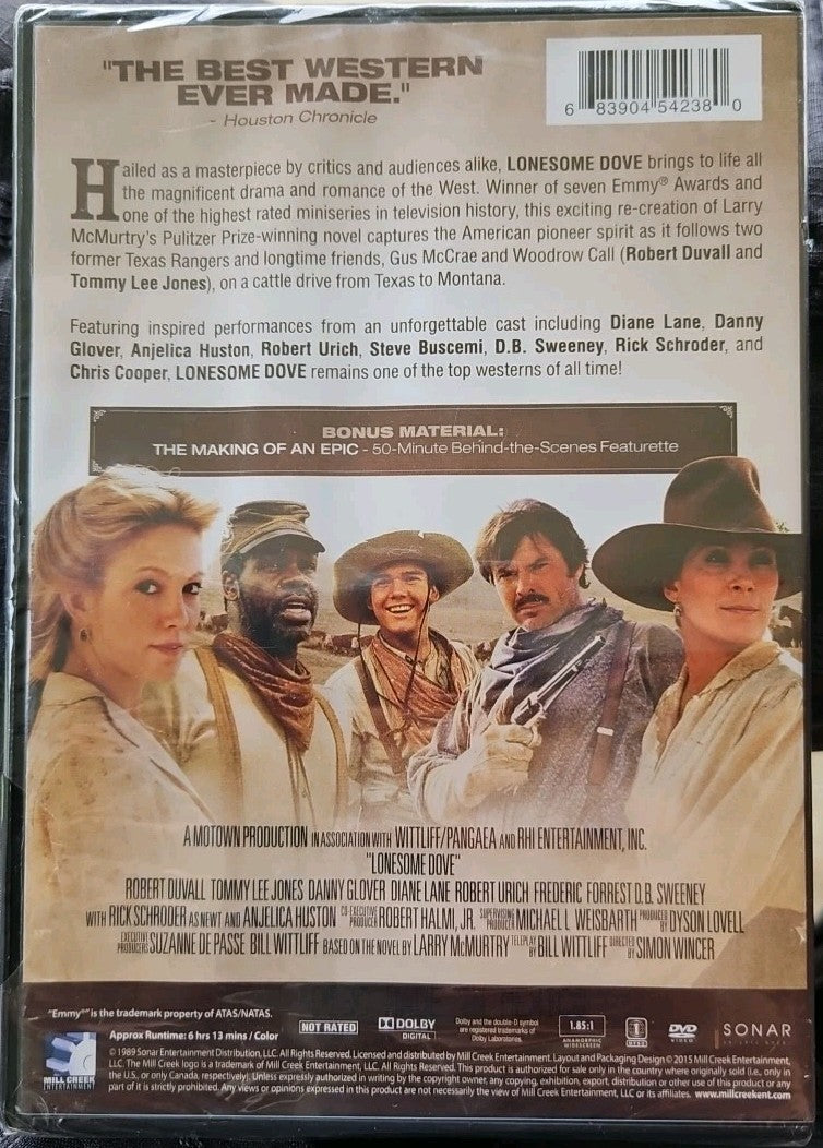 Lonesome Dove (DVD, 1989)