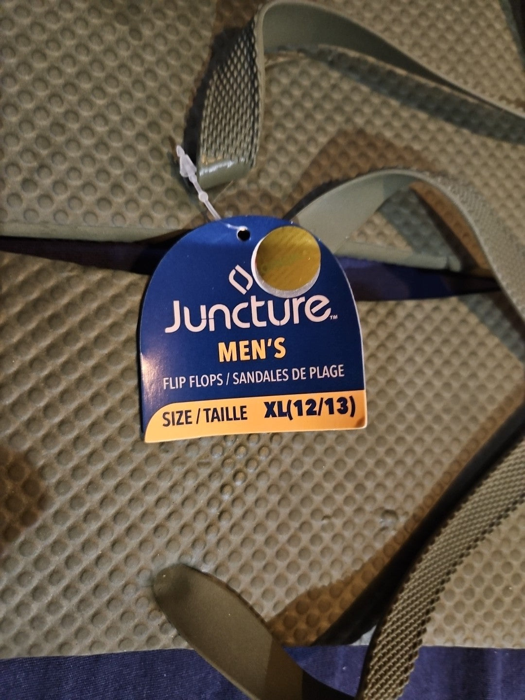 Juncture Men's Size Medium 12/13 Forest Green Flip Flips