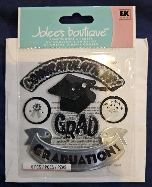 Jolee's Dimensional Stickers U PICK School Graduation Prom NOS