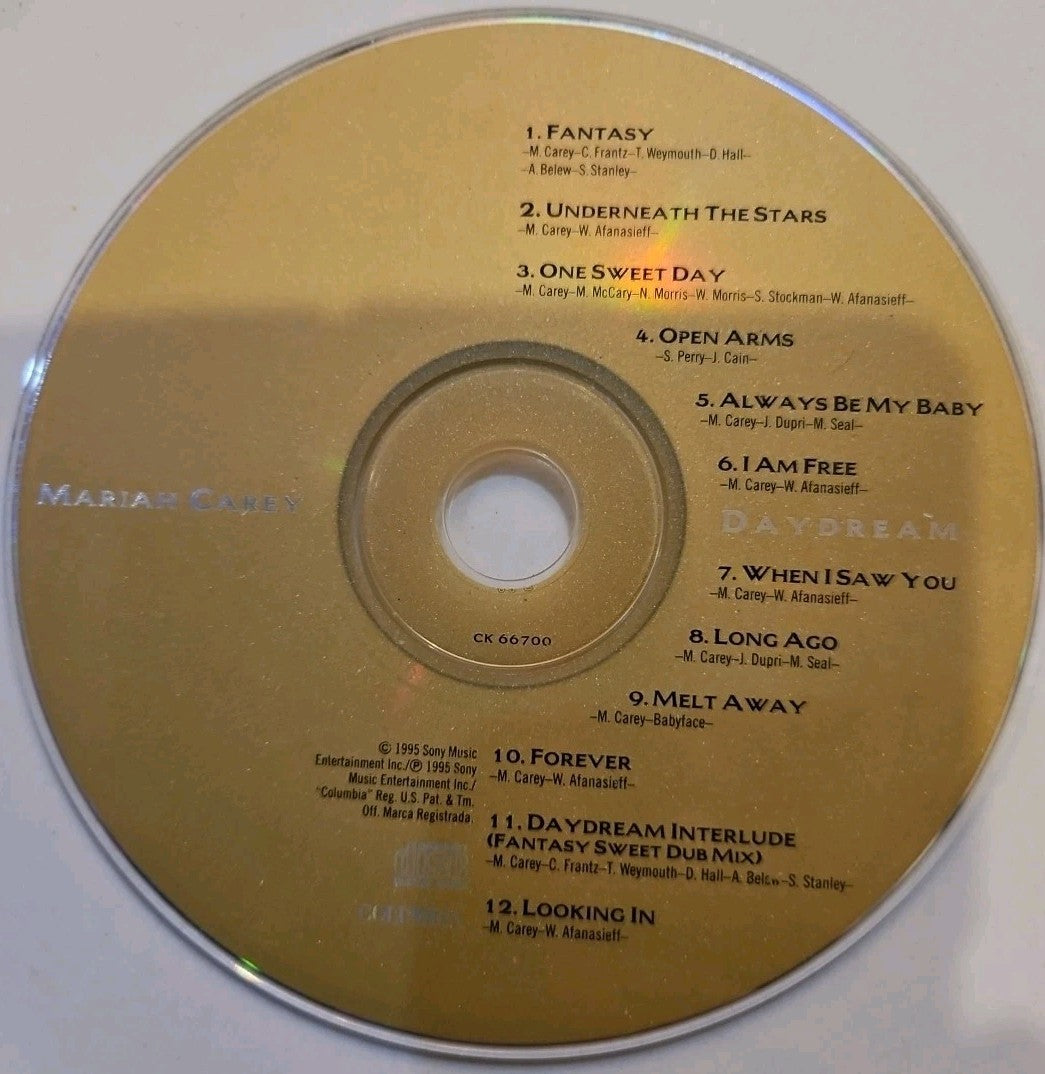 Daydream by Carey, Mariah (CD, 1995) Disc Only. Tested