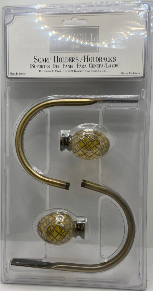 Croscill Scarf Holders / Holdbacks - Brand New
