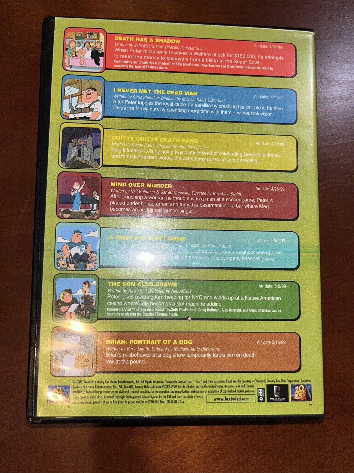 Family Guy Volume 1: Seasons 1 & 2 (DVD, 1999)