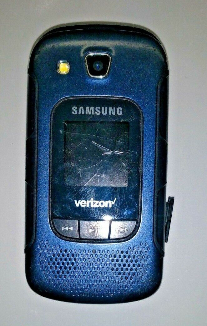  Samsung Convoy 4 B690 - Black (Verizon) Flip Cell Phone !!FOR PARTS ONLY!!