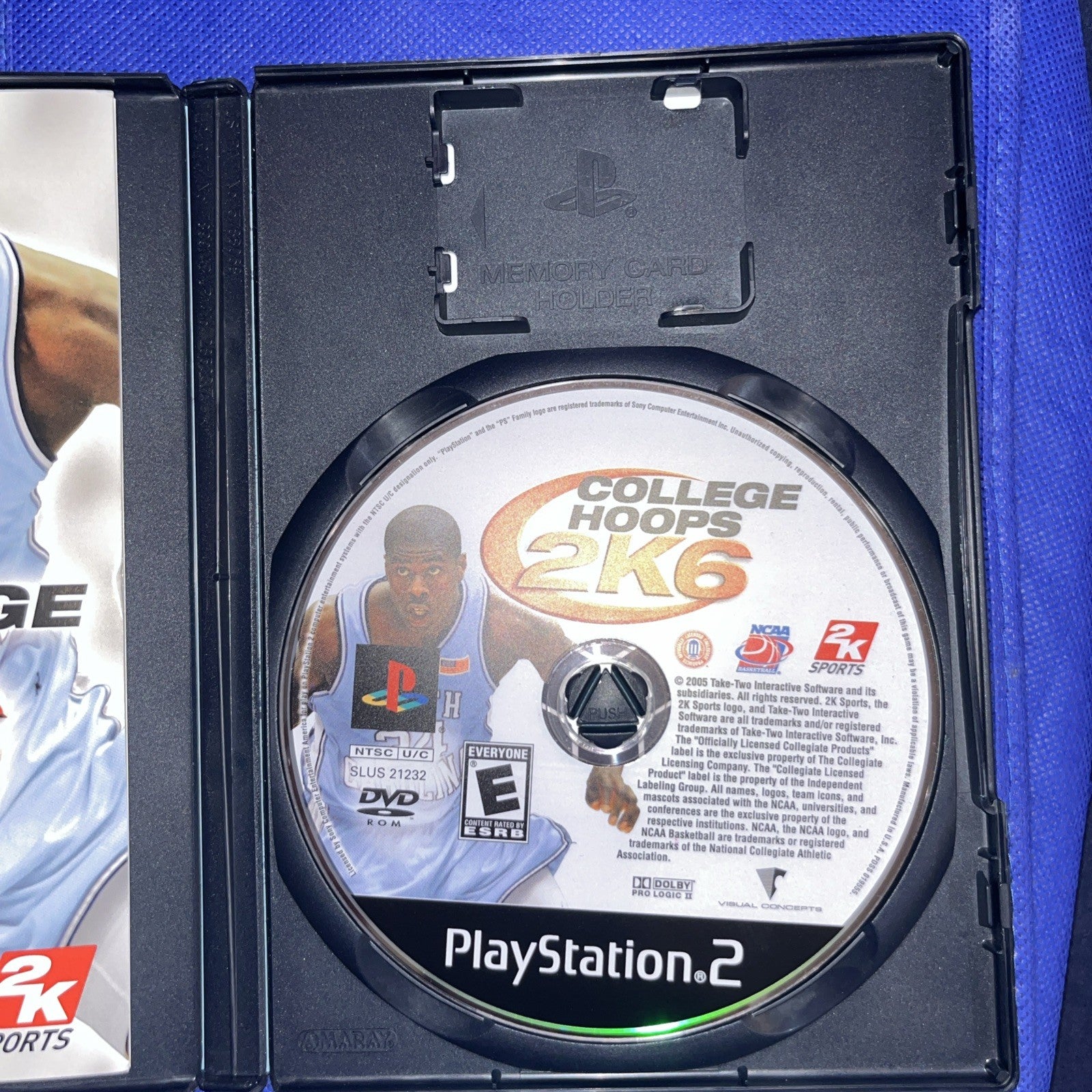 College Hoops 2K6 (PS2) Original Case + Manual + Tested Disc