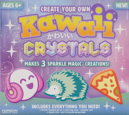 Creat Your Own Kawaii Crystals (Makes 3 Sparkle Magic Creations!) 