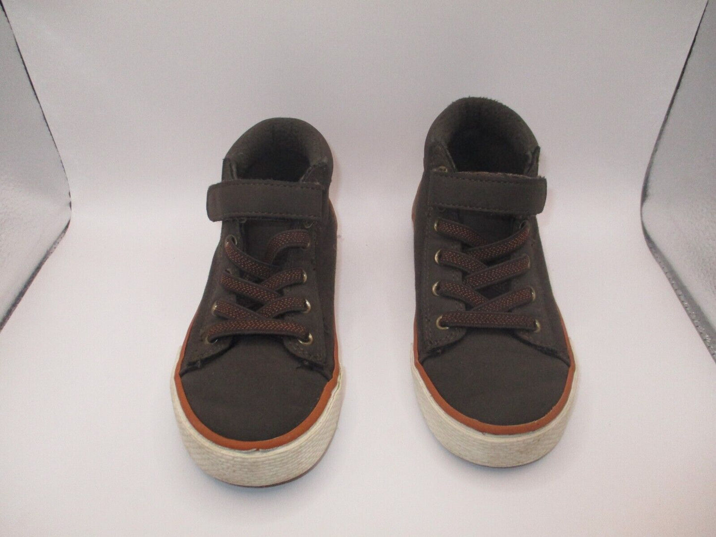 Gymboree Toddler Boys Fox Hi Top Sneakers Shoes Harvest Dk Brown Size 11