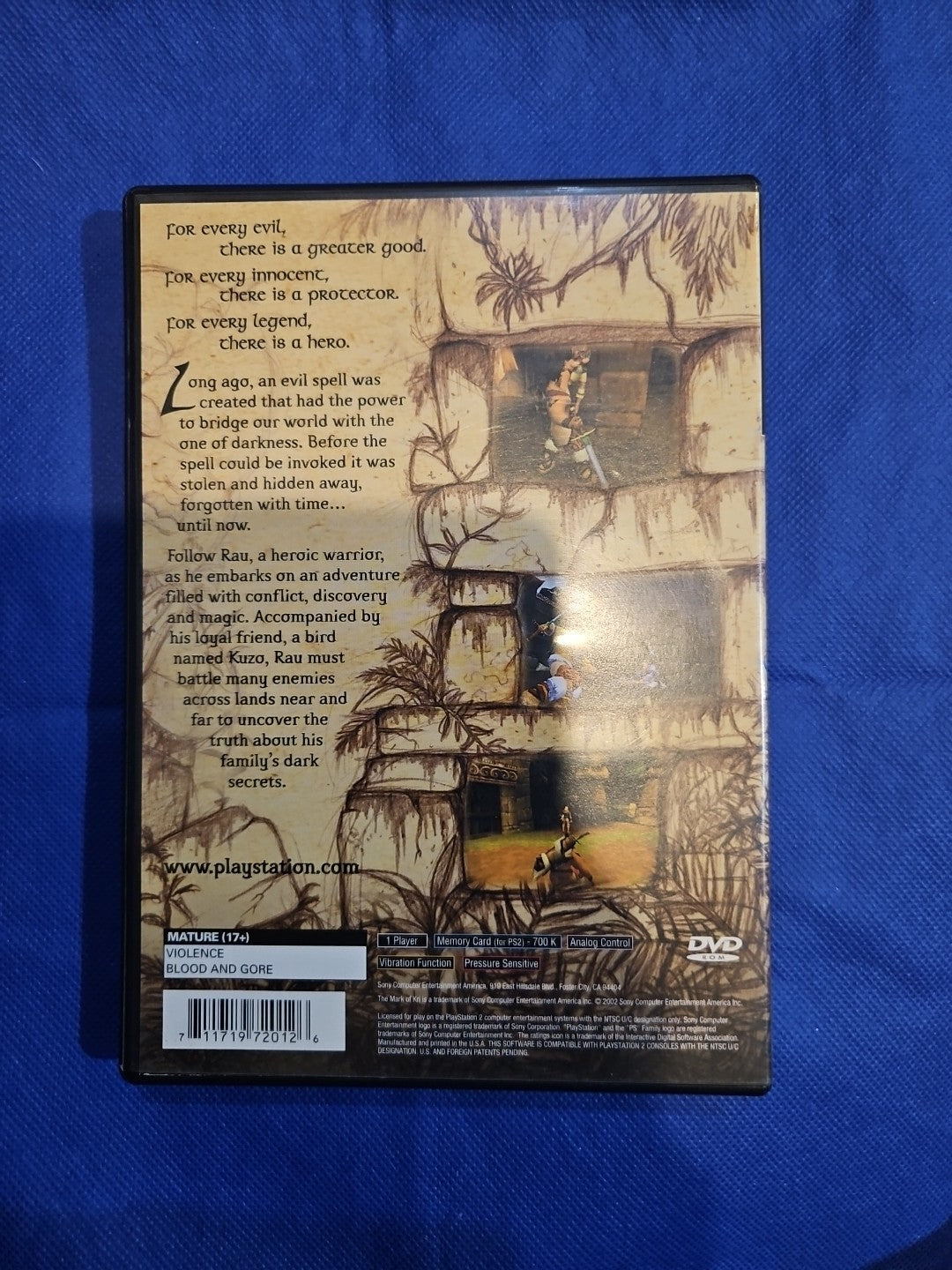 Mark of Kri (Sony PlayStation 2, 2002) Mint. Tested. No Scratches. Resealed